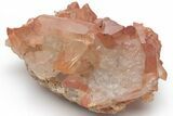 Natural Red Quartz Crystal Cluster - Morocco #219005-1
